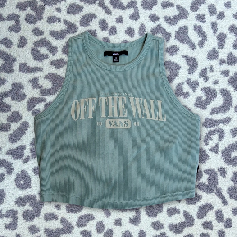 Vans Off The Wall Crop Tank Top